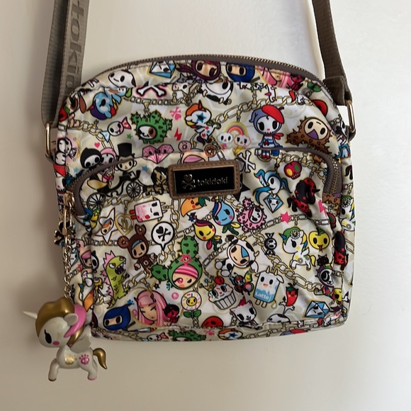 tokidoki Handbags - Tokidoki Chained Love Crossbody Bag with Unicorno keychain… Very Rare Bag